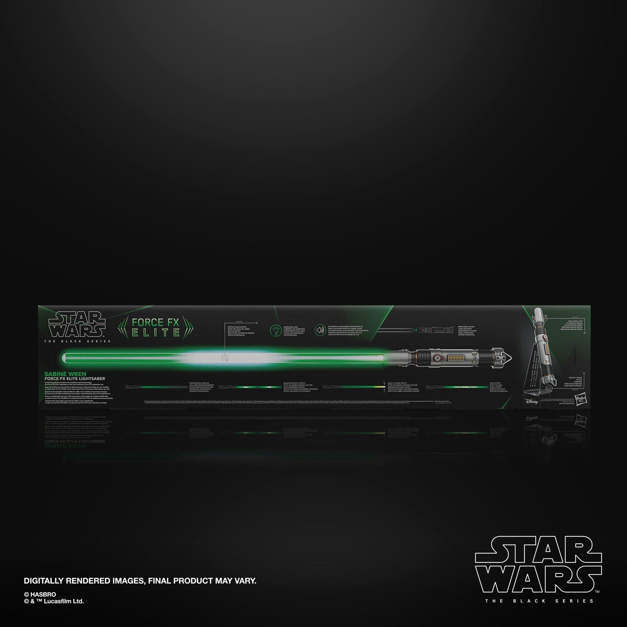 STAR WARS The Black Series Force FX Elite Sabine Wren Lightsaber